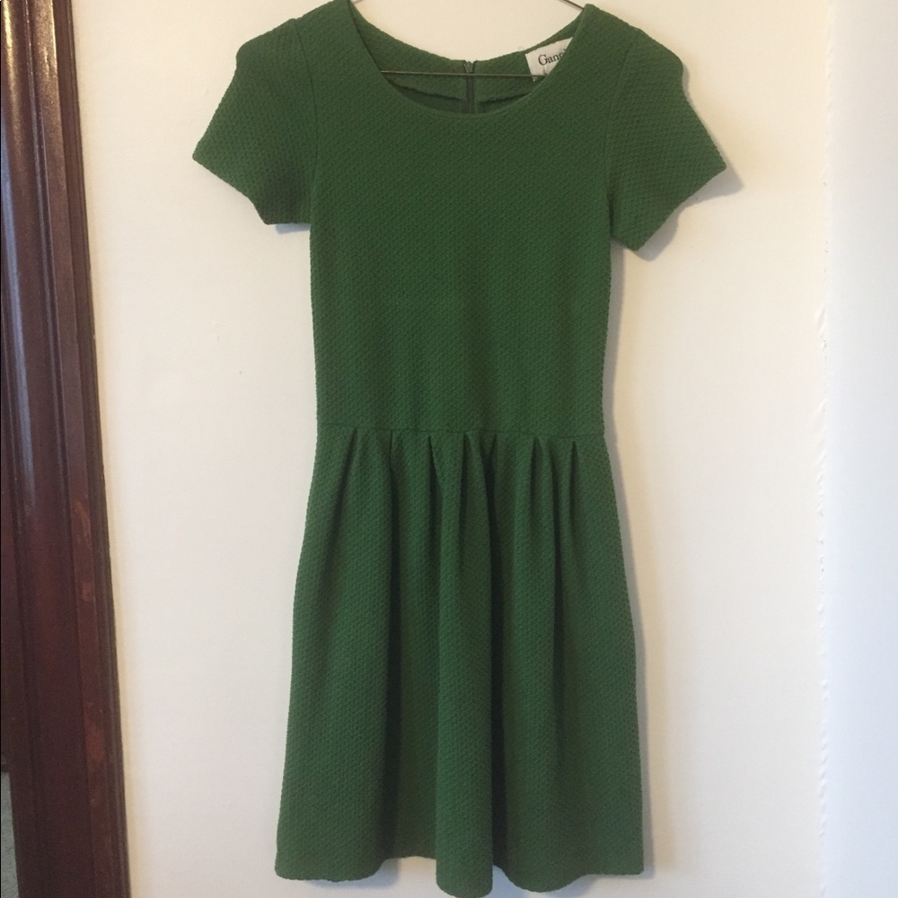 Anthropologie/Ganni Textured Ponte Knit Dress S